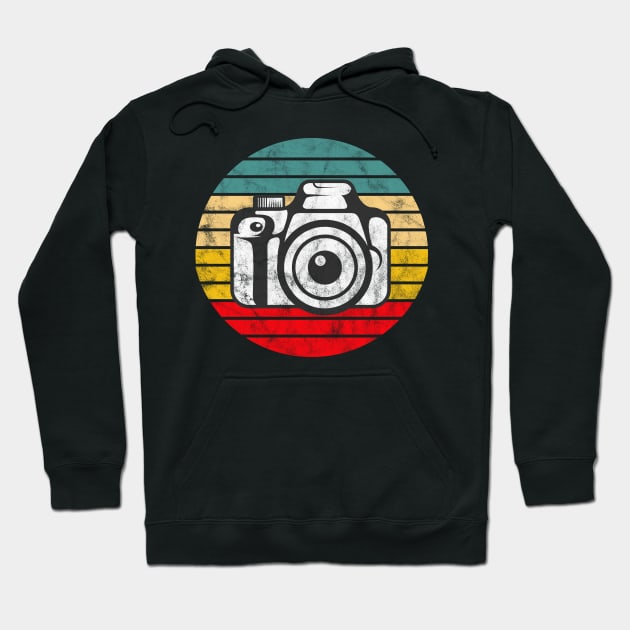 Camera Vintage Retro sunset photographer Hoodie by doctor ax